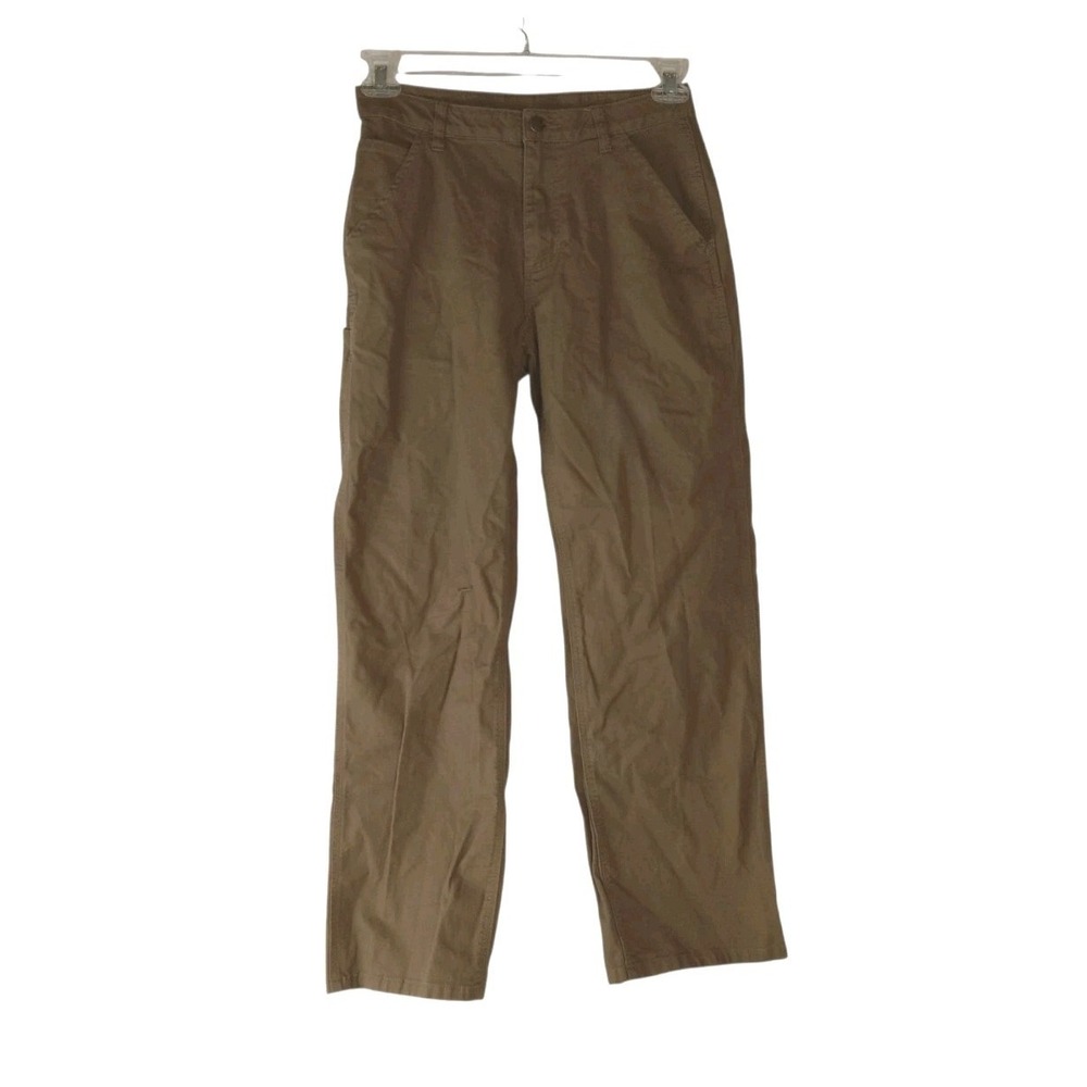 Carhartt Boys Zipper Brown Pockets Pants Size 16